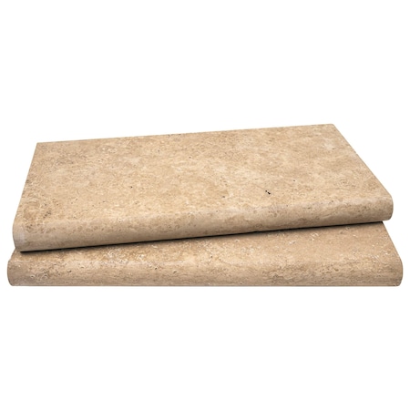 Msi Tuscany Ivory 12in X 24in Tumbled Travertine Pool Coping ZOR-LSC-0192